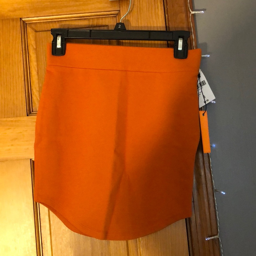 Forever 21 Orange Skirt